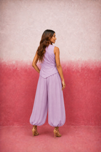 VELORA LAVENDER COORD SET