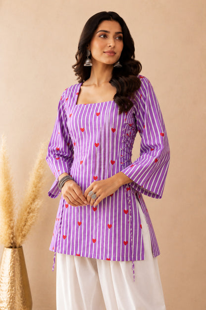 FARAH COTTON DETAILED FARSHI SET