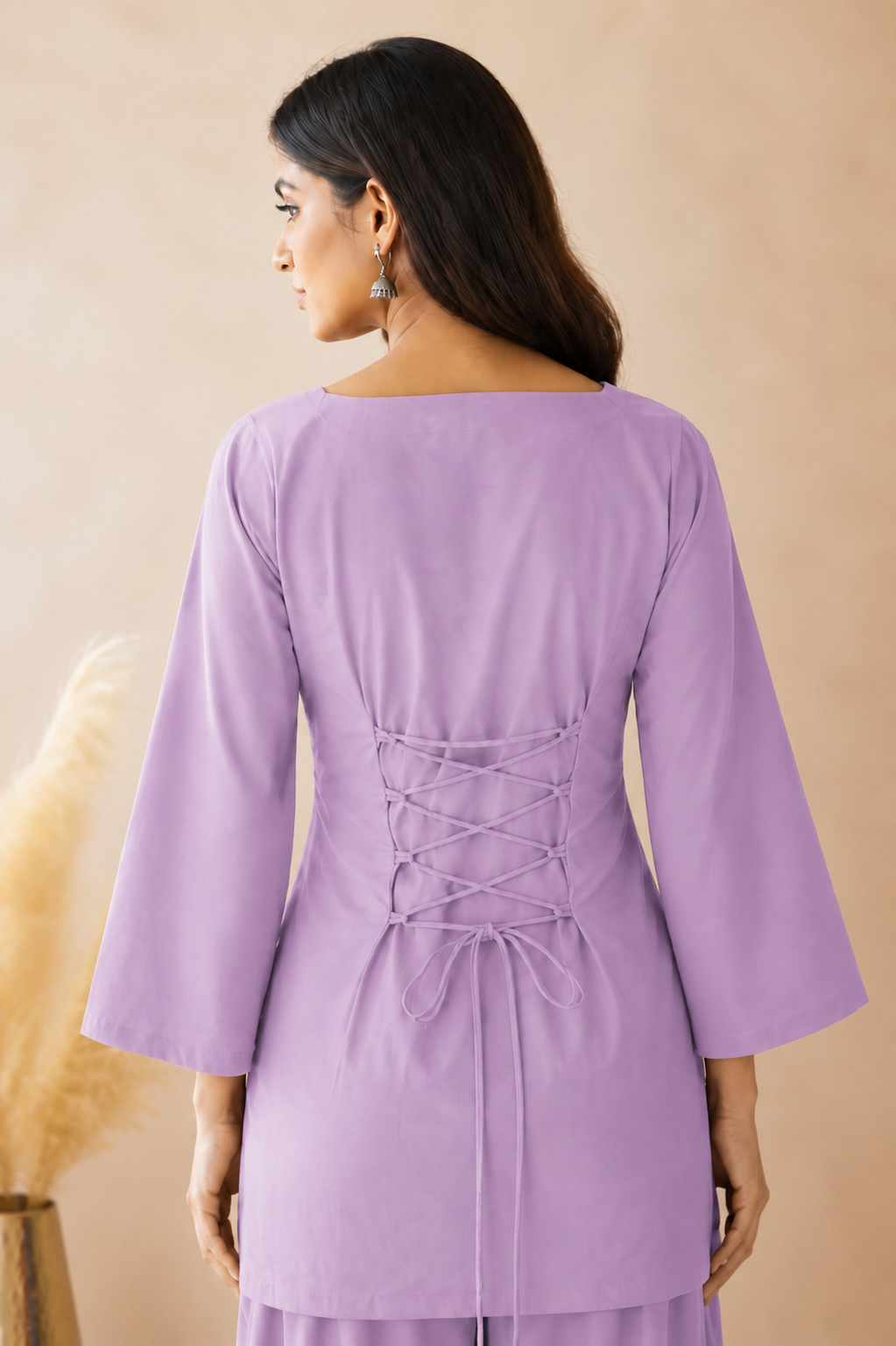 ABEERA LAVENDER FARSHI SET