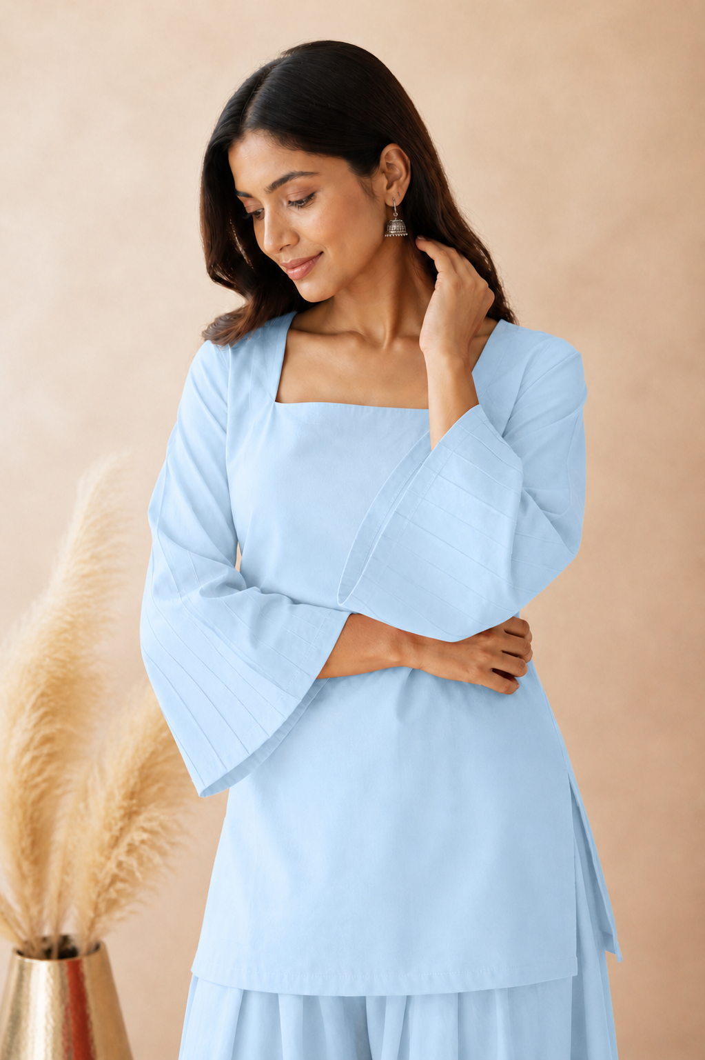 ADARA POWDER BLUE FARSHI SET
