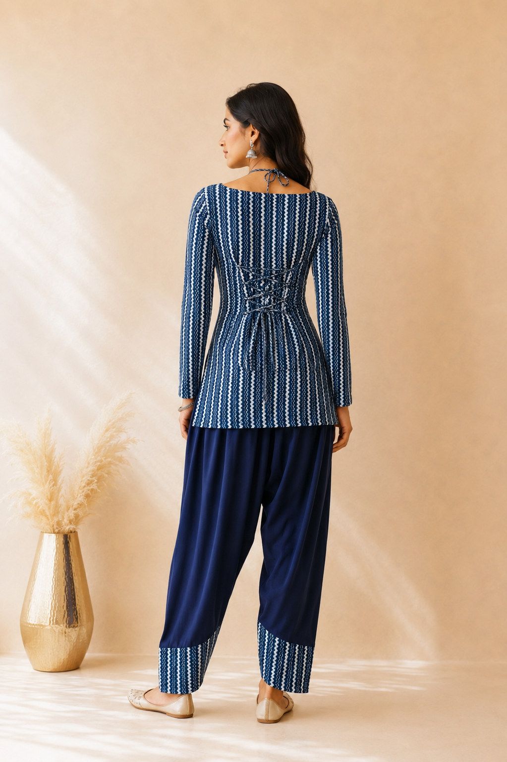 YARA COTTON PRINTED FARSHI SET