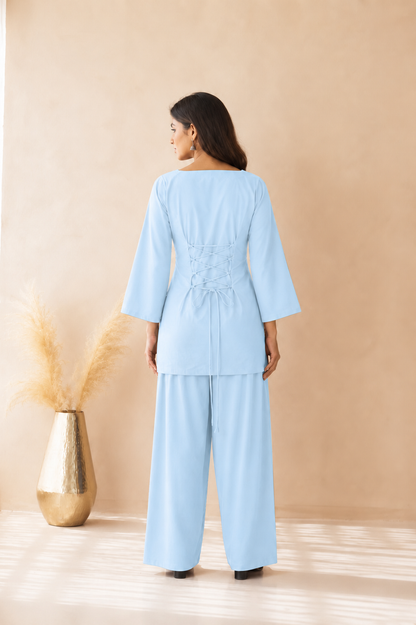 ADARA POWDER BLUE FARSHI SET