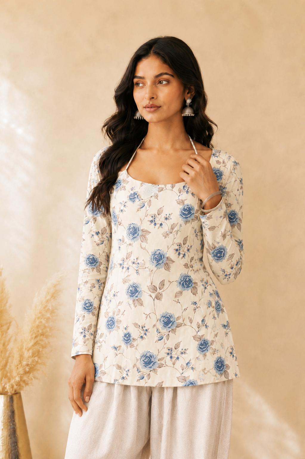 ZOHRA COTTON PRINTED FARSHI SET
