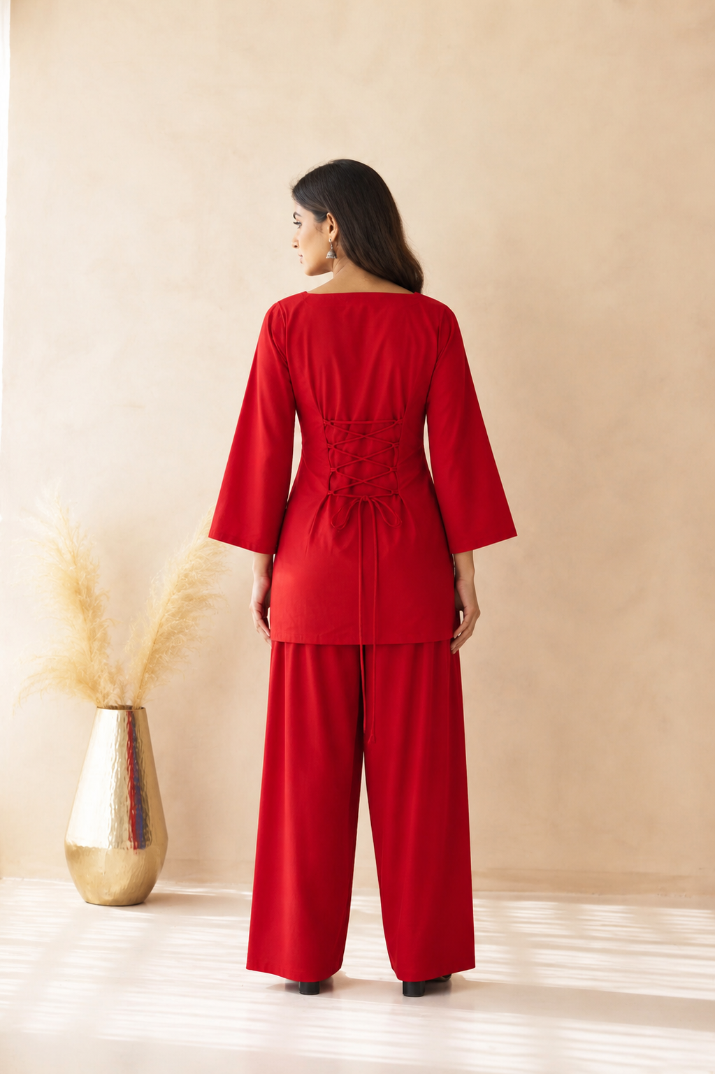 ZEHBA RED FARSHI SET