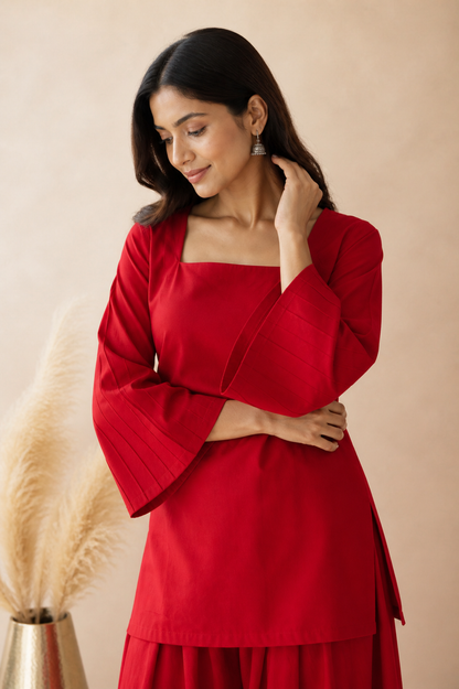 ZEHBA RED FARSHI SET