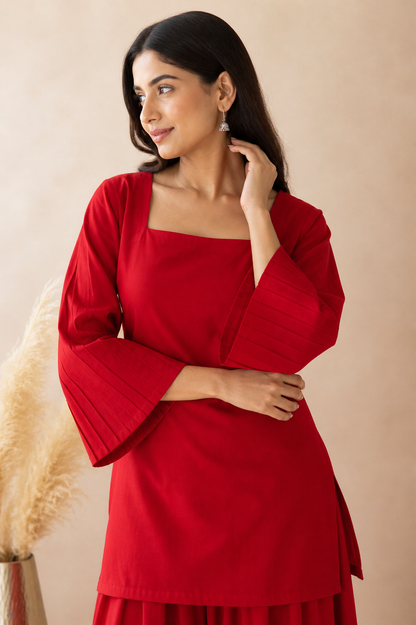 ZEHBA RED FARSHI SET