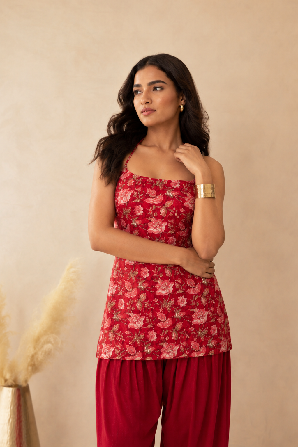 IFRA COTTON PRINTED FARSHI SET