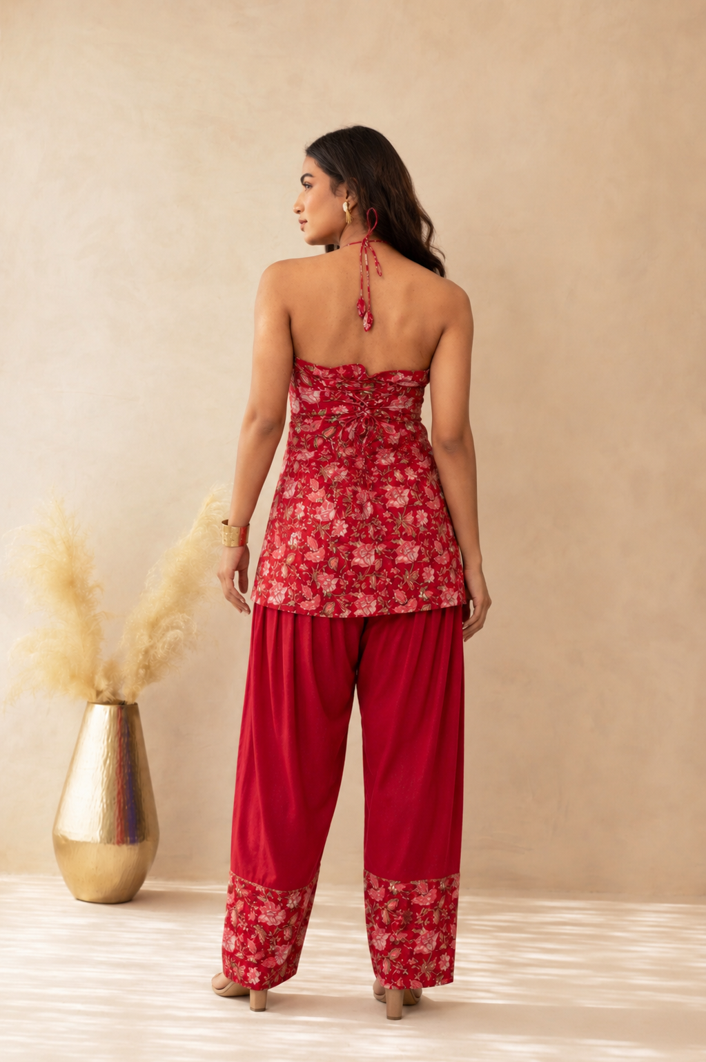 IFRA COTTON PRINTED FARSHI SET