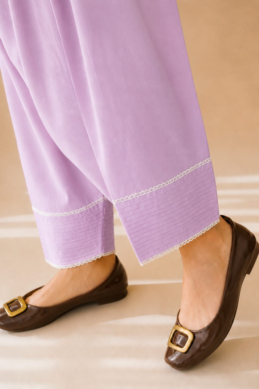 FAIZEEN PURPLE FARSHI SET