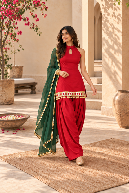 ARUSHI FUSION FARSHI SALWAR SET