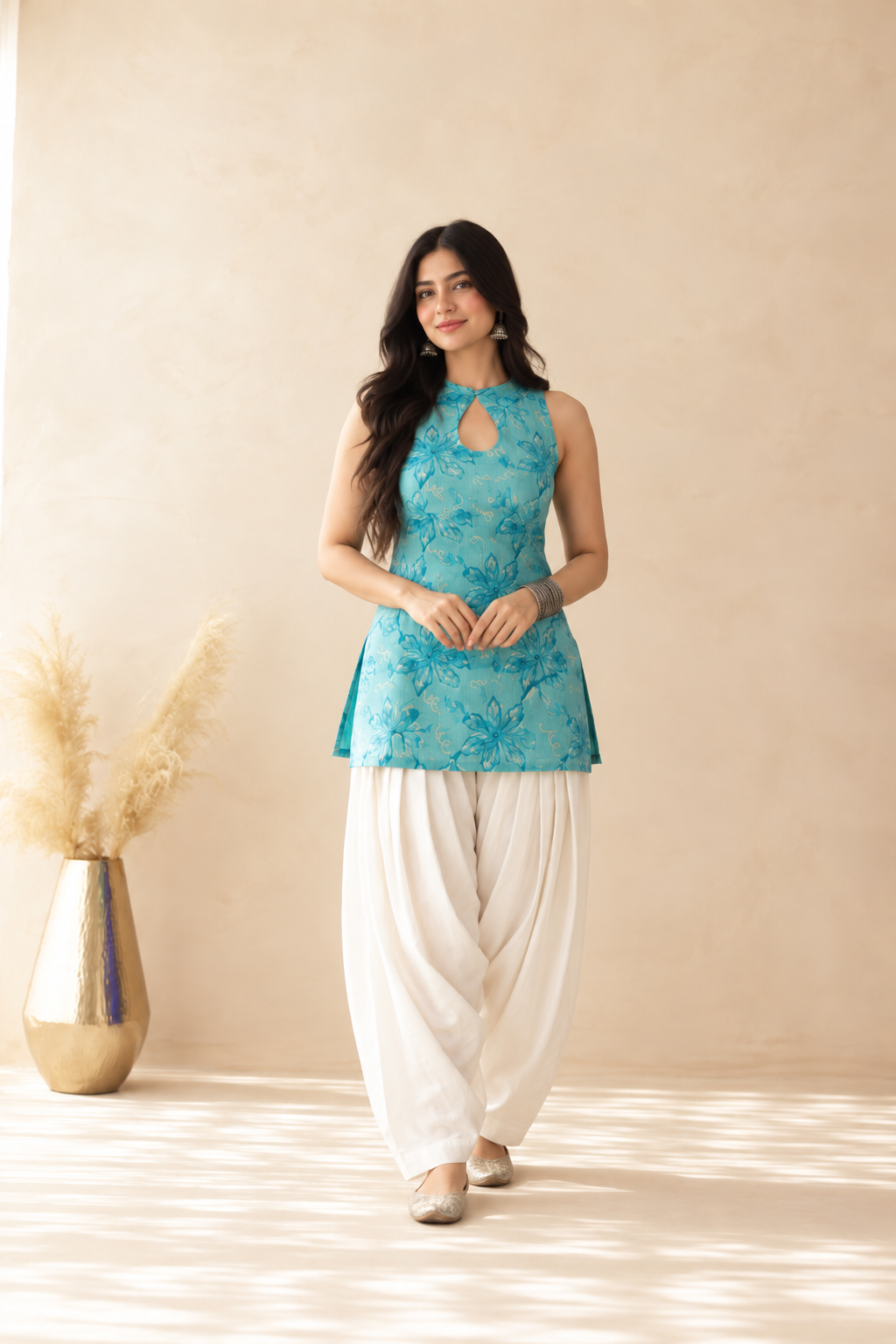 ARISHFA TURQUOISE FARSHI SET