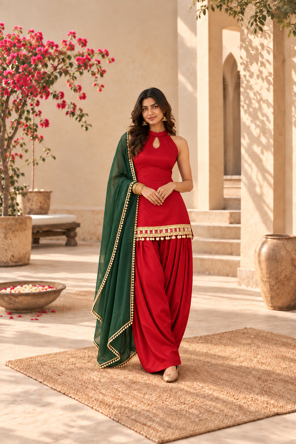 ARUSHI FUSION FARSHI SALWAR SET