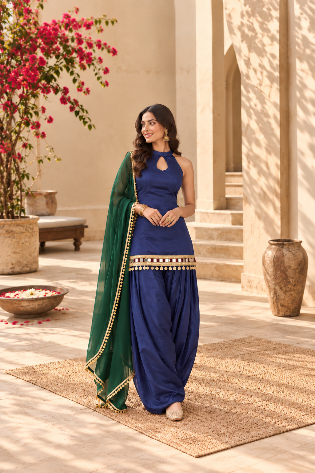 AKSHITA FUSION FARSHI SALWAR SET (Copy)