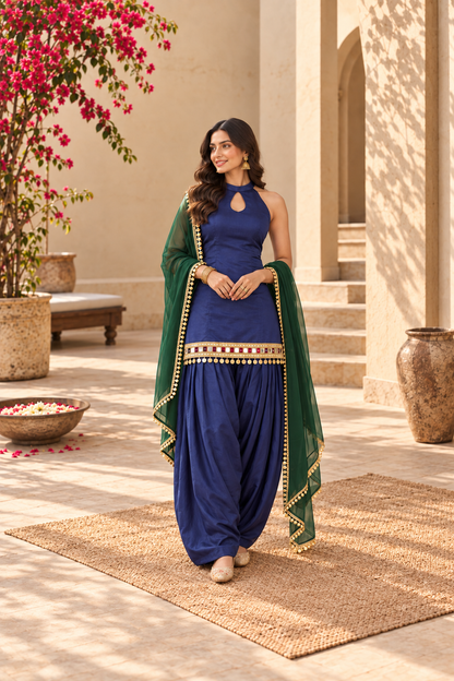 AKSHITA FUSION FARSHI SALWAR SET (Copy)