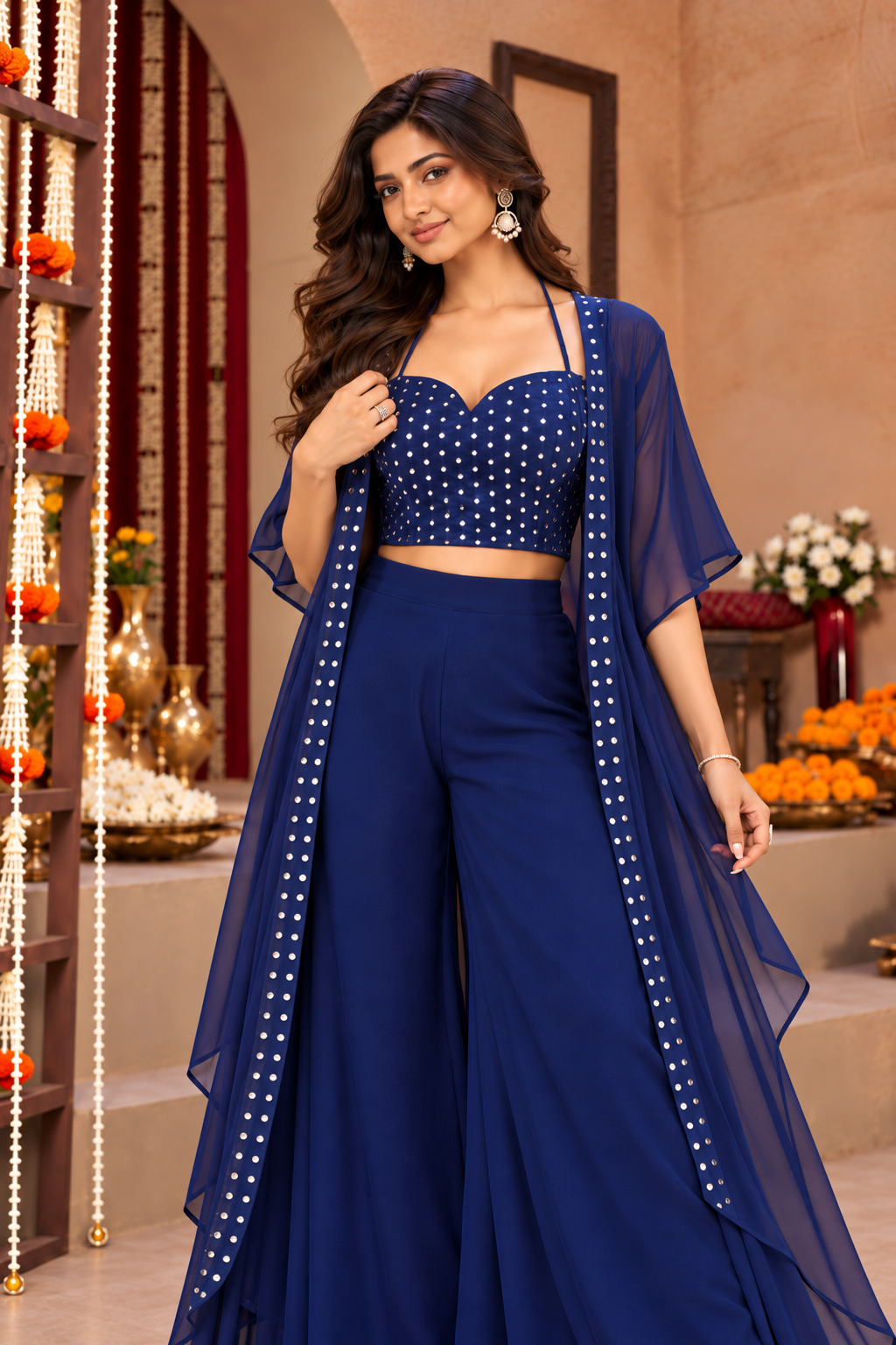 HARLEEN BLUE FUSION SET