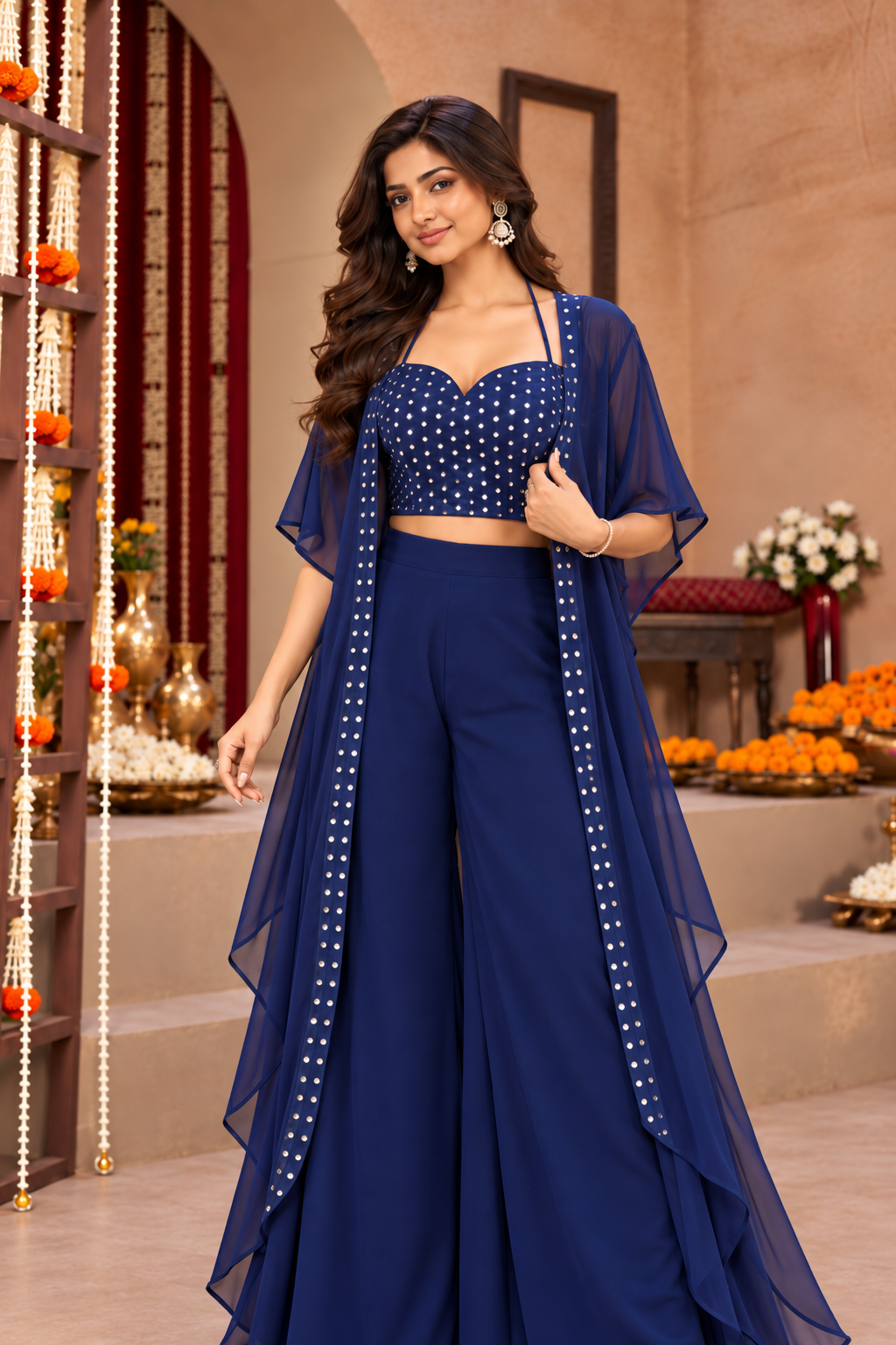 HARLEEN BLUE FUSION SET