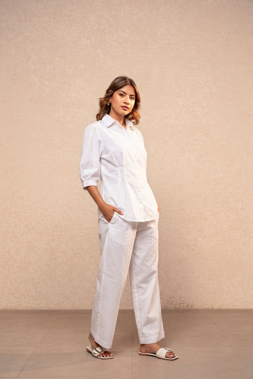 KAEYA WHITE COORD SET