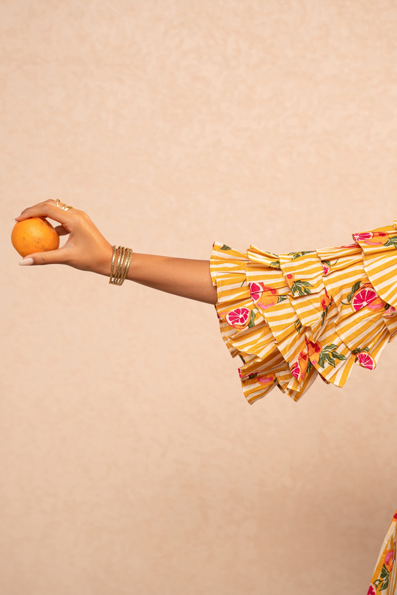 IRIS YELLOW PRINTED SHORT JUMPSUIT