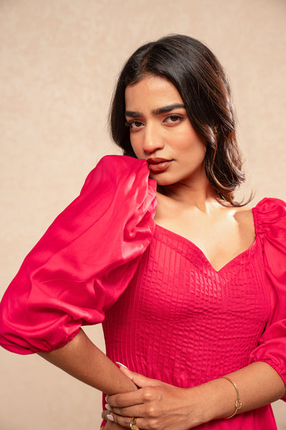 VINNIE PINK SHORT DRESS