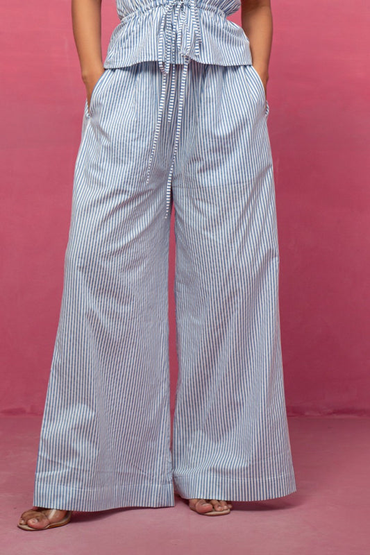 KAYA BLUE STRIPED PANTS
