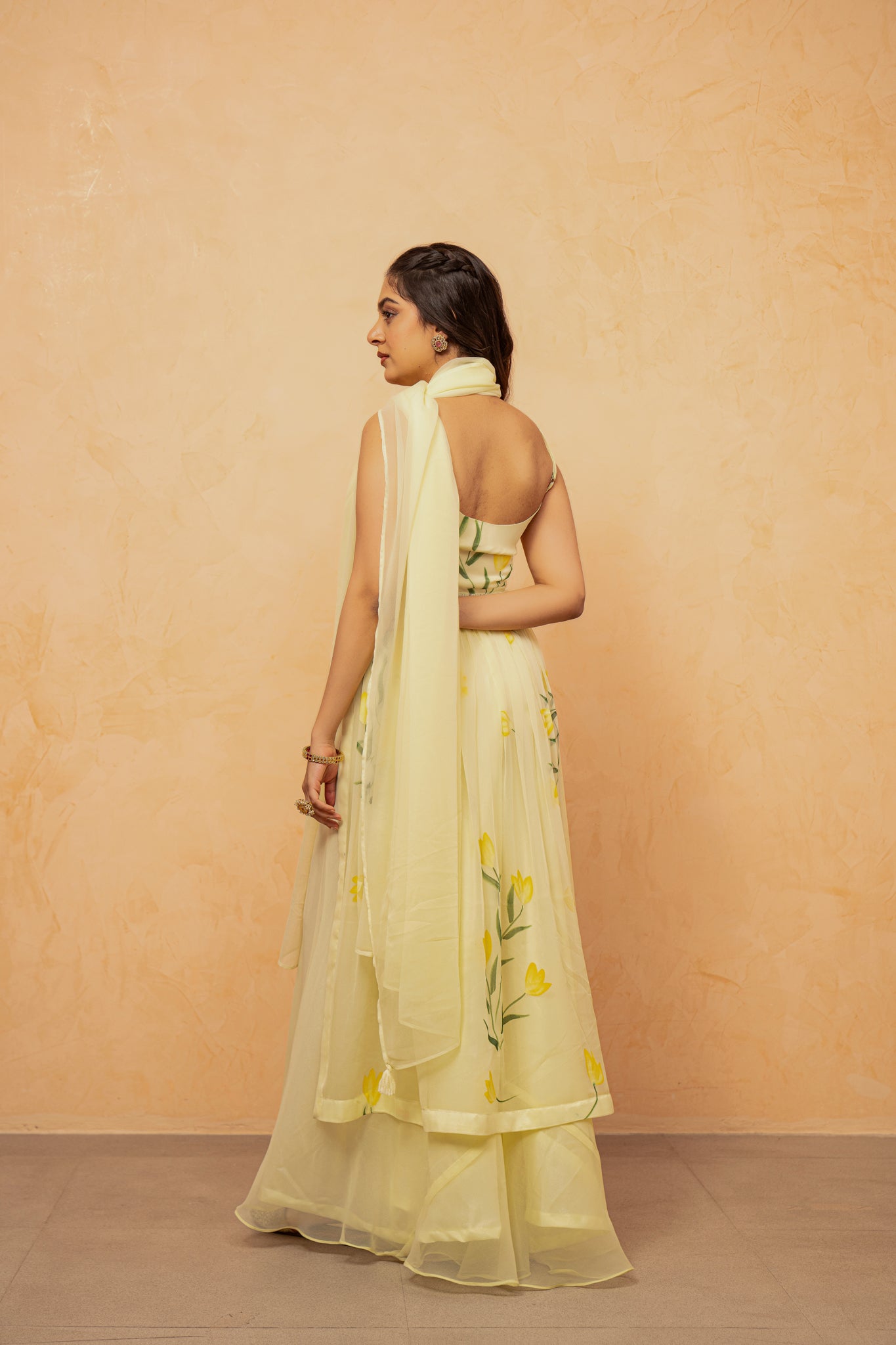 VAIDEHI LAVENDAR HANDPAINTED KURTA SET