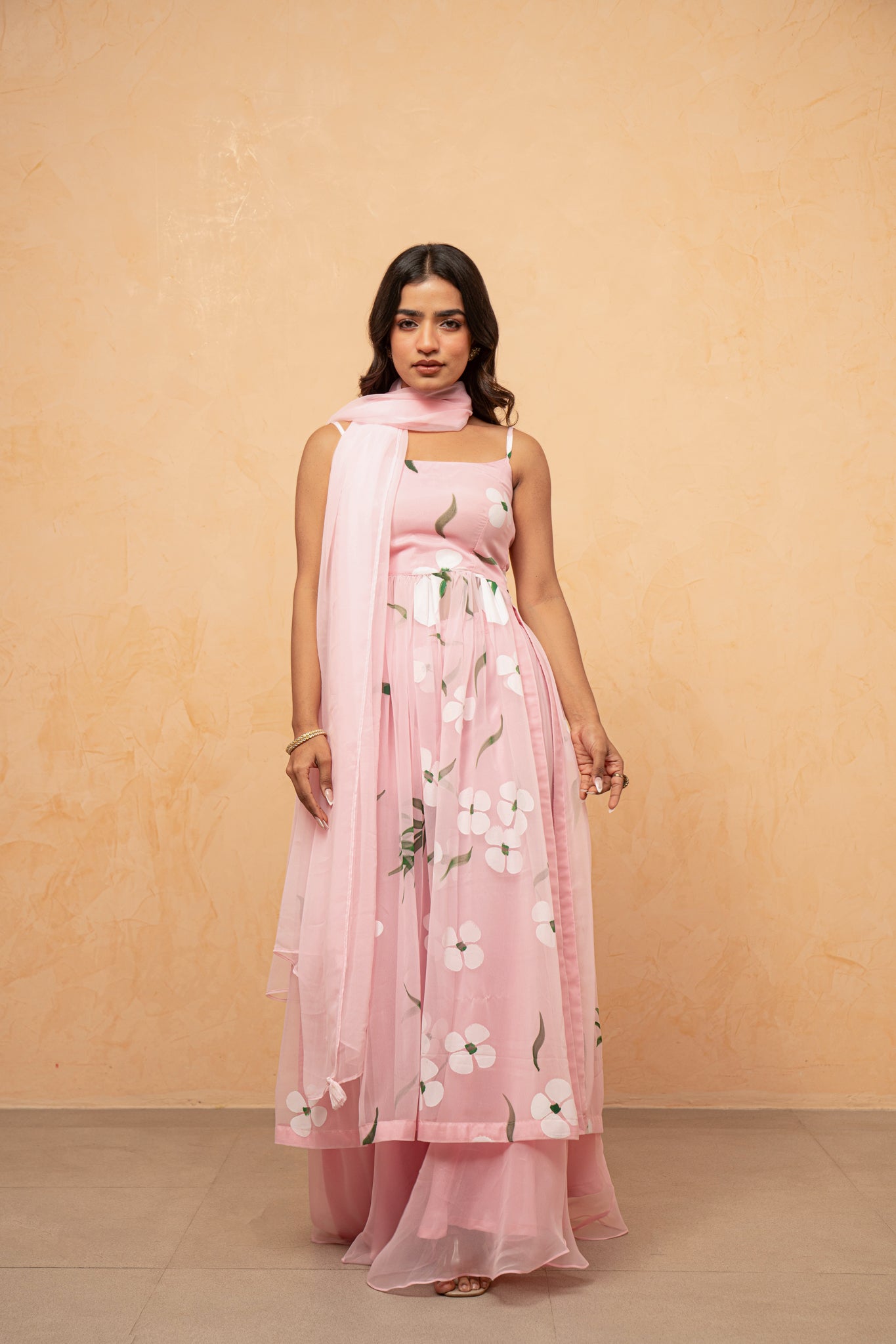 VAIDEHI LAVENDAR HANDPAINTED KURTA SET