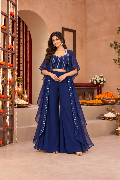 HARLEEN BLUE FUSION SET