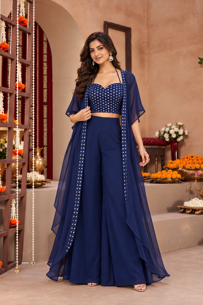 HARLEEN BLUE FUSION SET