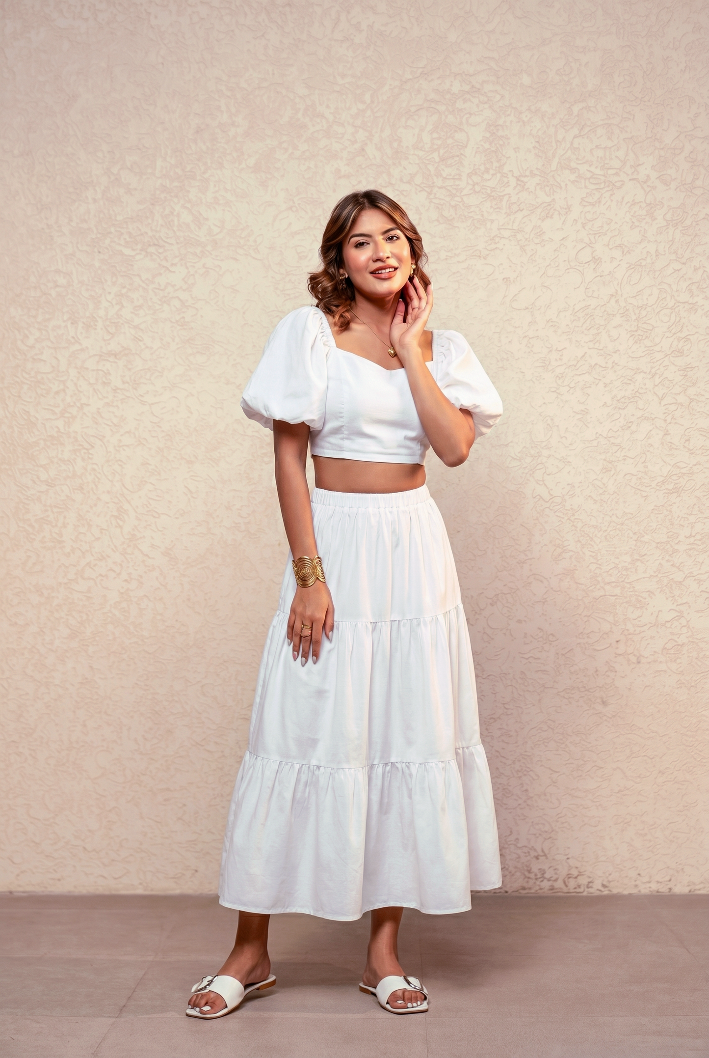 ZURI WHITE COORD SET