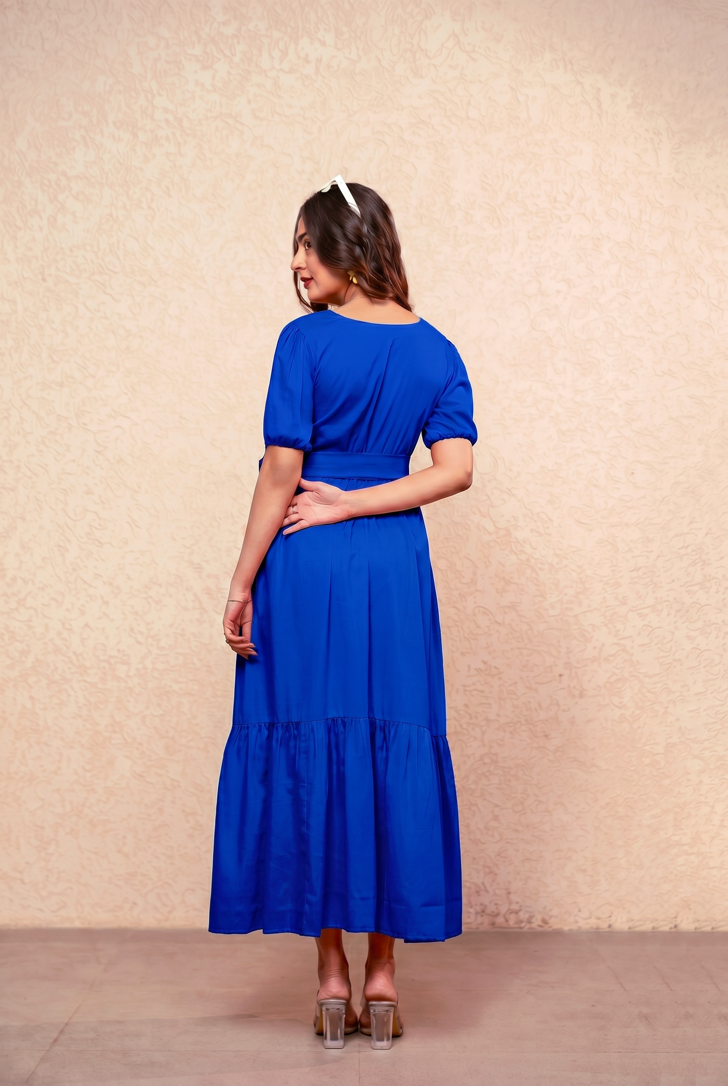 LIVIA BLUE MAXI DRESS