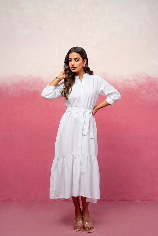 KARIS WHITE MAXI DRESS