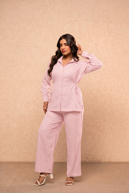 EMBER PINK  2 PIECE COORD SET