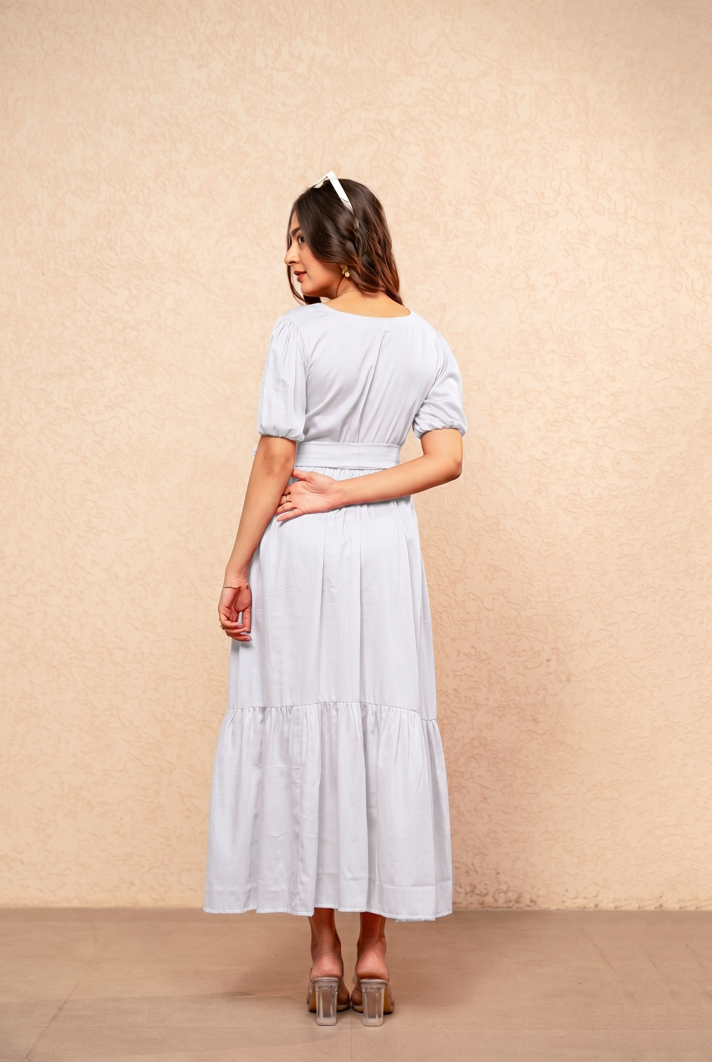 VIRELLE WHITE MAXI DRESS