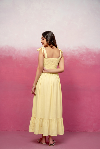 BLAIR YELLOW MAXI DRESS