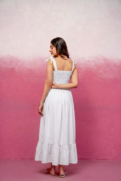 COVE WHITE MAXI DRESS
