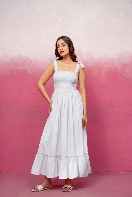 COVE WHITE MAXI DRESS