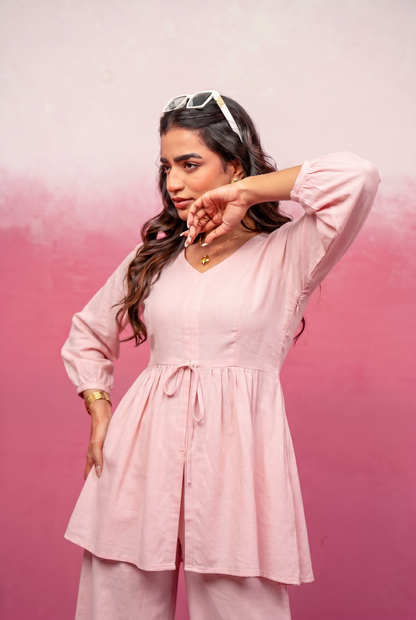 SRISHA PINK COORD SET